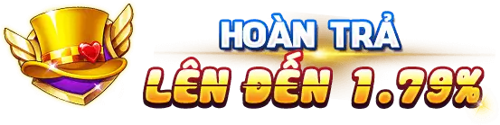 Hoàn trả cược lên đến 1,79%